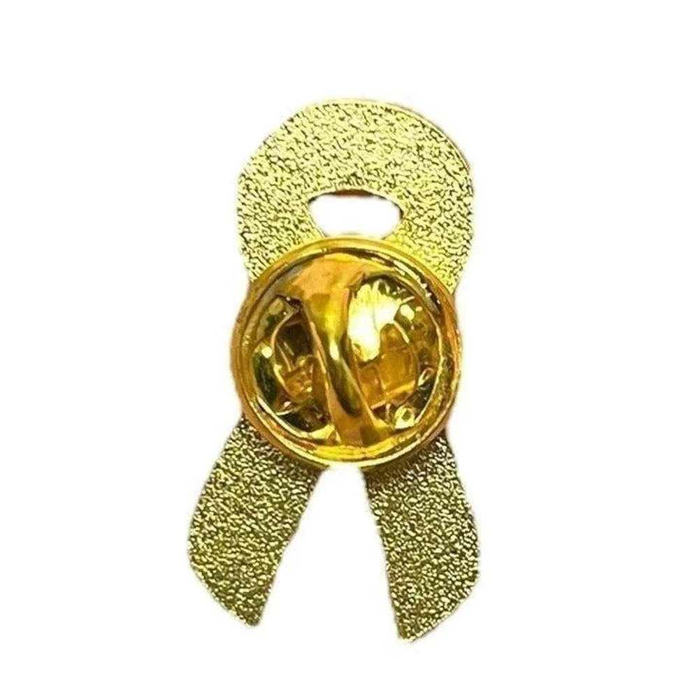 Green Awareness Ribbon Enamel Pin Gold Tone Mental Health Lyme Disease Support